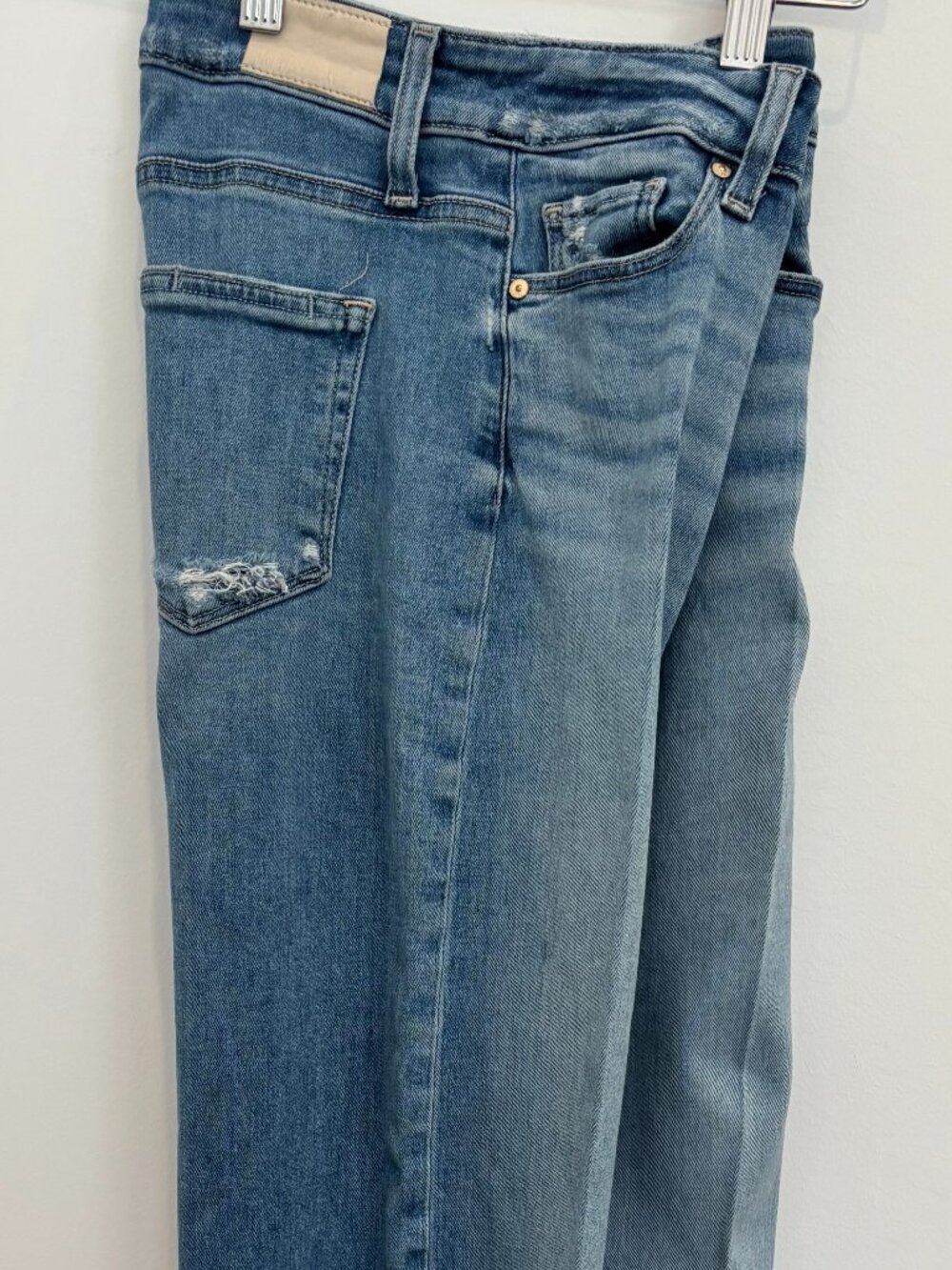 Paige Anessa Petite Wide Leg Jean - 27 - Picture 7 of 10